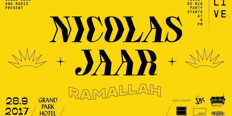 Nicolas Jaar [LIVE] In Ramallah