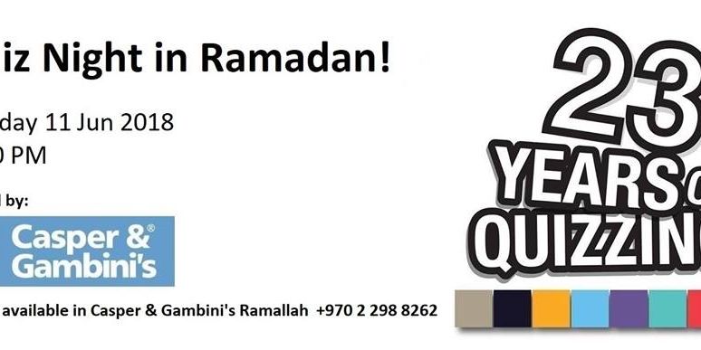 2nd Ramadan Quiz Night Game!