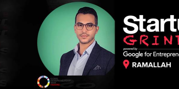 Startup Grind host Hamzeh Al Fuqha CEO of Kitab Sawti