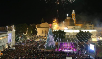 Christmas Tree Lighting in Bethlehem 2018
