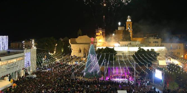 Christmas Tree Lighting in Bethlehem 2018