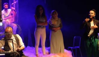 مسرحية"حركة بمحلها"- رام الله-في المسرح البلدي