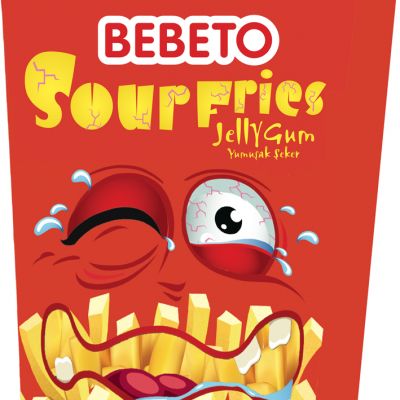 BEBETO Sour Fries jelly Gum 