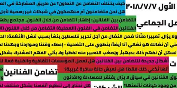 جولة في معرض دَيْن Curators' Tour in Debt Exhibition