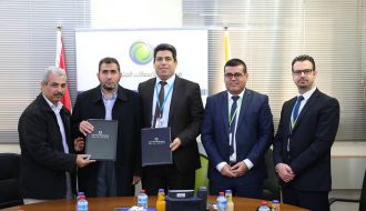 مجموعة الاتصالات الفلسطينية تدعم رابطة الخريجين المعاقين بصرياً في غزة