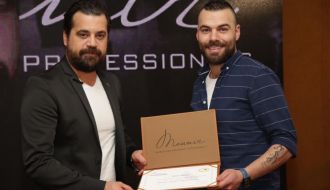 تامر في دورة محترفة لألوان ربيع / صيف ٢٠١٧ مع المبدع اللبناني منير