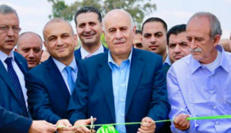 خضوري تفتتح المضمار الرياضي الأول من نوعه فلسطينيا