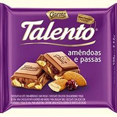 Talento amendoas e passas